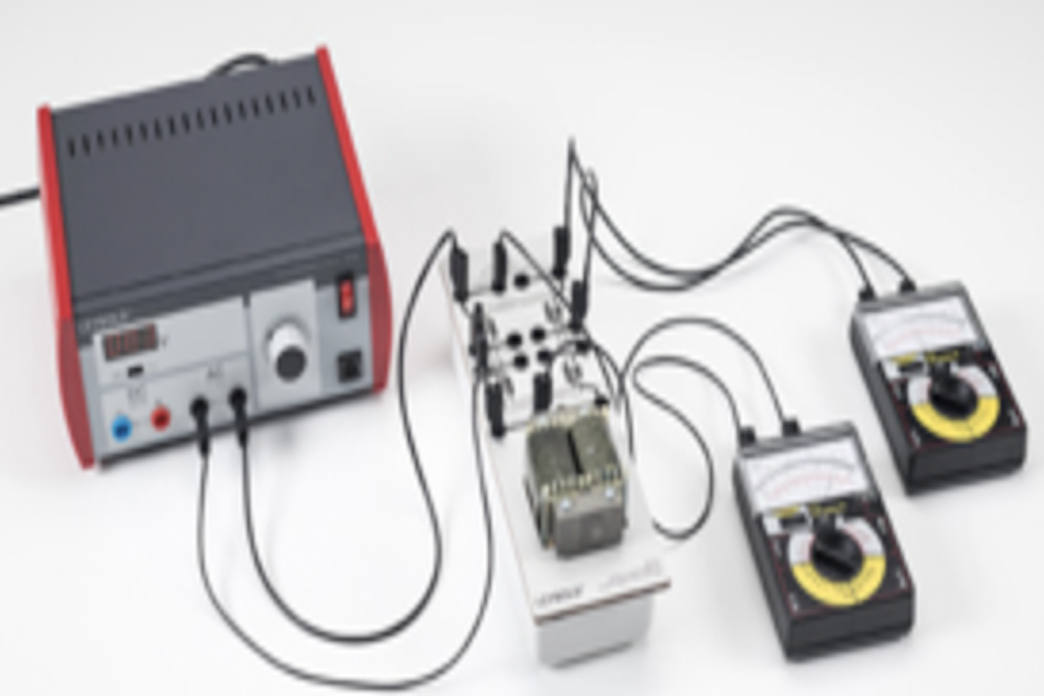 Voltage and current transformation with a transformer